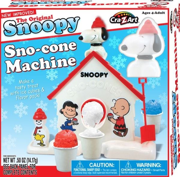 A Snoopy Sno-Cone Machine
