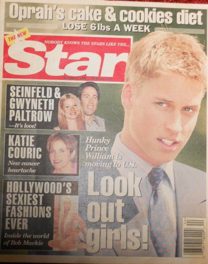 In 1999, Star lied to us by telling us William was moving to America. But we'll take the photo they chose for the cover.