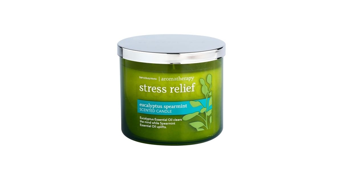 Bath & Body Works, Aromatherapy Stress Relief 3Wick Candle, Eucalyptus