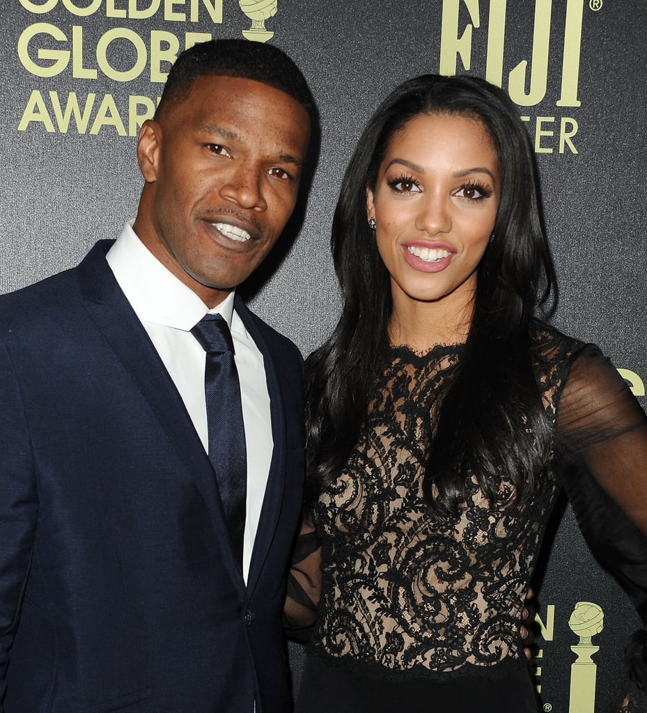 Jamie and Corinne Foxx at InStyle Golden Globes Event