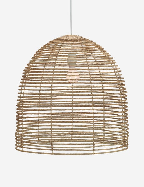 Lulu and Georgia Beehive Woven Pendant Light