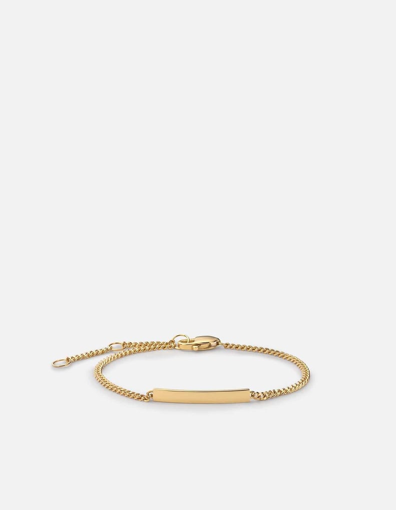 Miansai Mini ID Chain Bracelet, 14k Gold