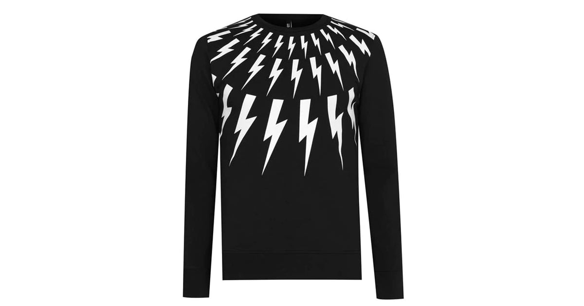Neil barrett discount lightning bolt sweatshirt