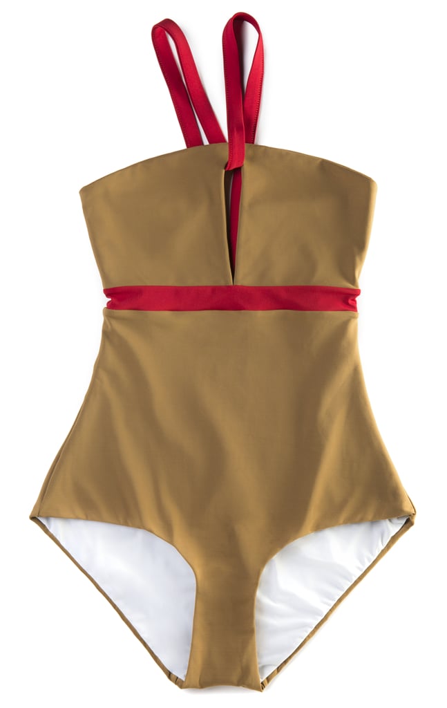 Le Sirenuse Marcele One-Piece Bicolor Suit (available at Le Sirenuse Hotel in Italy, $208)