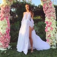 This Blogger Wore 1 Completely Sheer Wedding Dress and Another With a Thigh-High Slit