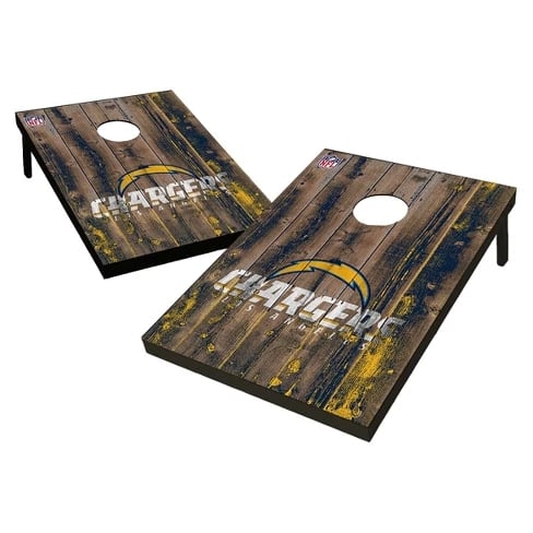 NFL Wild Sports 2'x3' Barnwood Bean Bag Toss