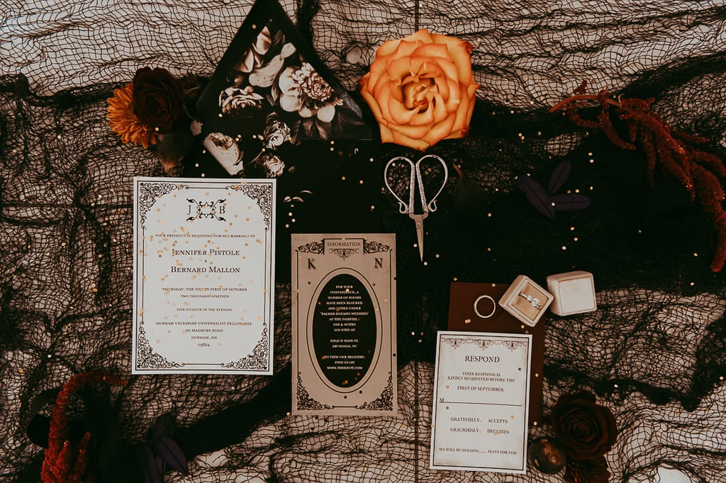 Halloween Wedding Inspired by Tim Burton's Beetlejuice