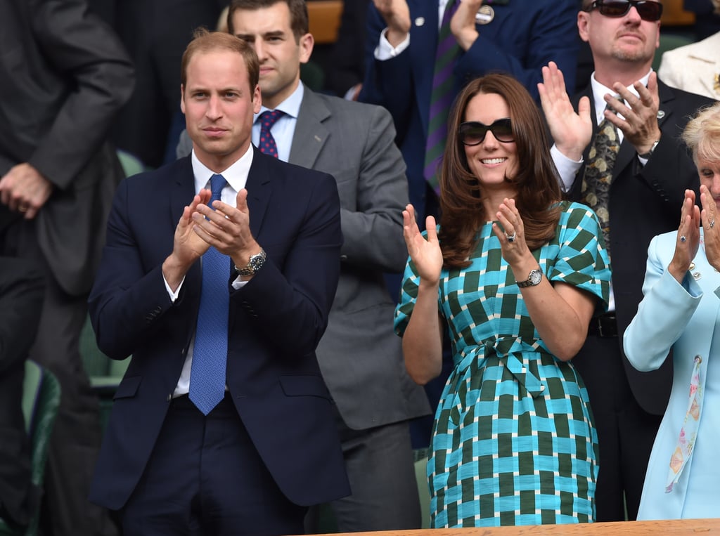 Kate Middleton and Prince William at Wimbledon 2014