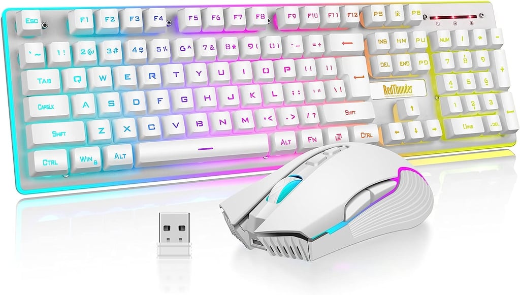 A Colorful Keyboard With LED Backlighting