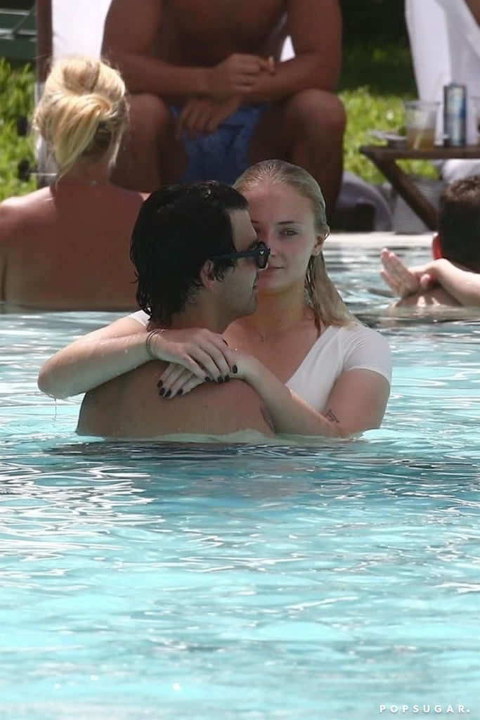 Joe Jonas and Sophie Turner Kissing in Miami August 2018