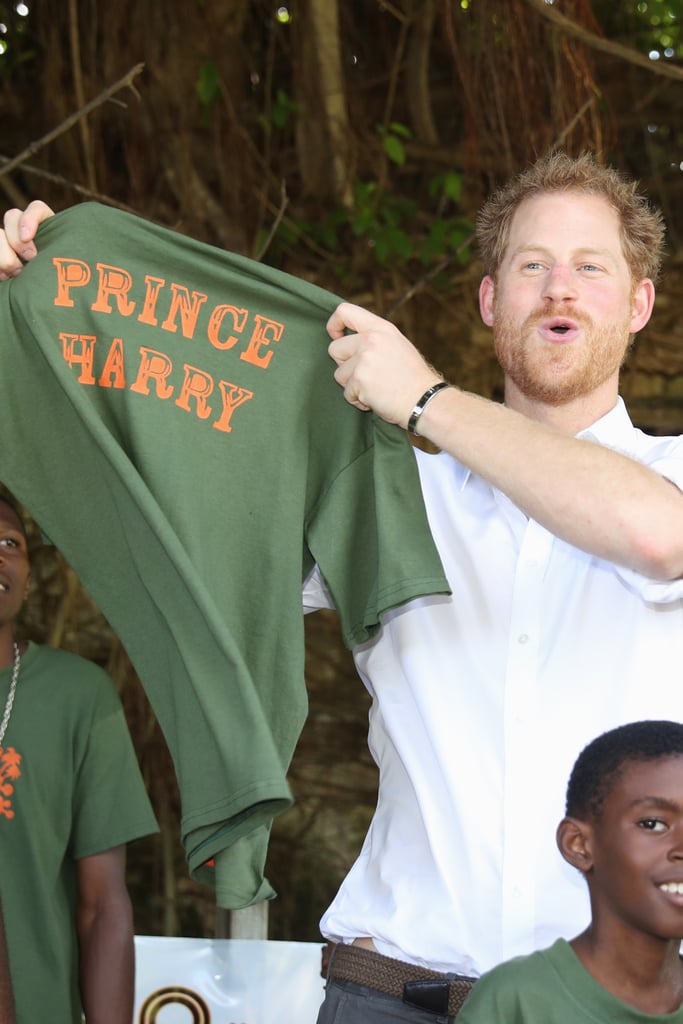 Prince Harry at Nature Fun Ranch in Barbados December 2016
