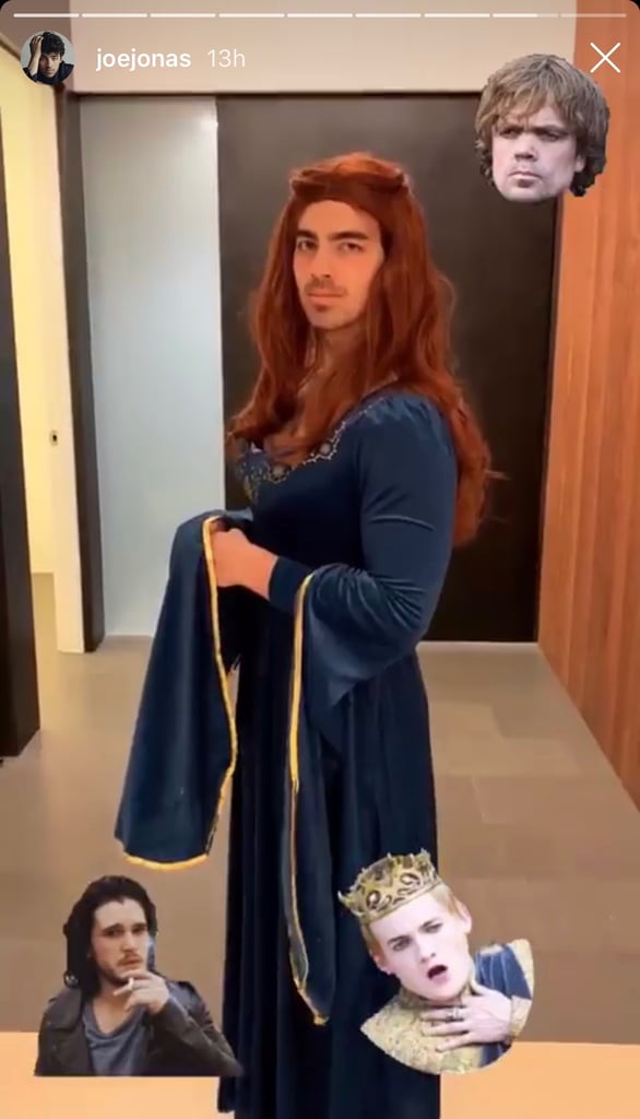 Joe Jonas's Sansa Stark Halloween Costume