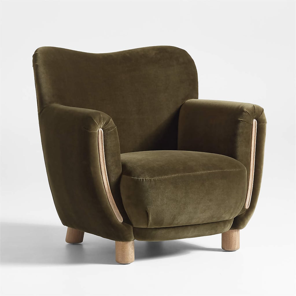 An Accent Chair From Crate & Barrel