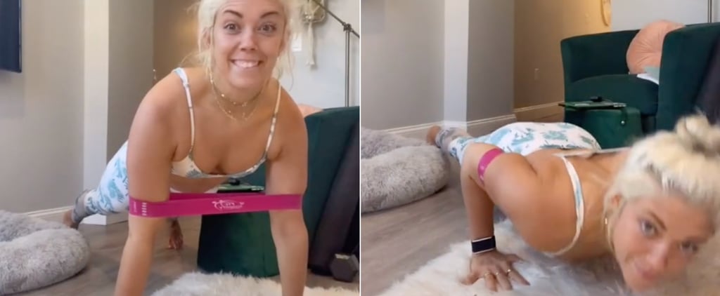Push-Ups Off of Your Knees Booty-Band Hack From a Trainer