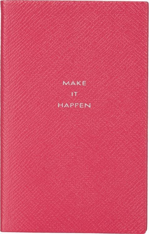 Smythson "Make It Happen" Notebook ($80)