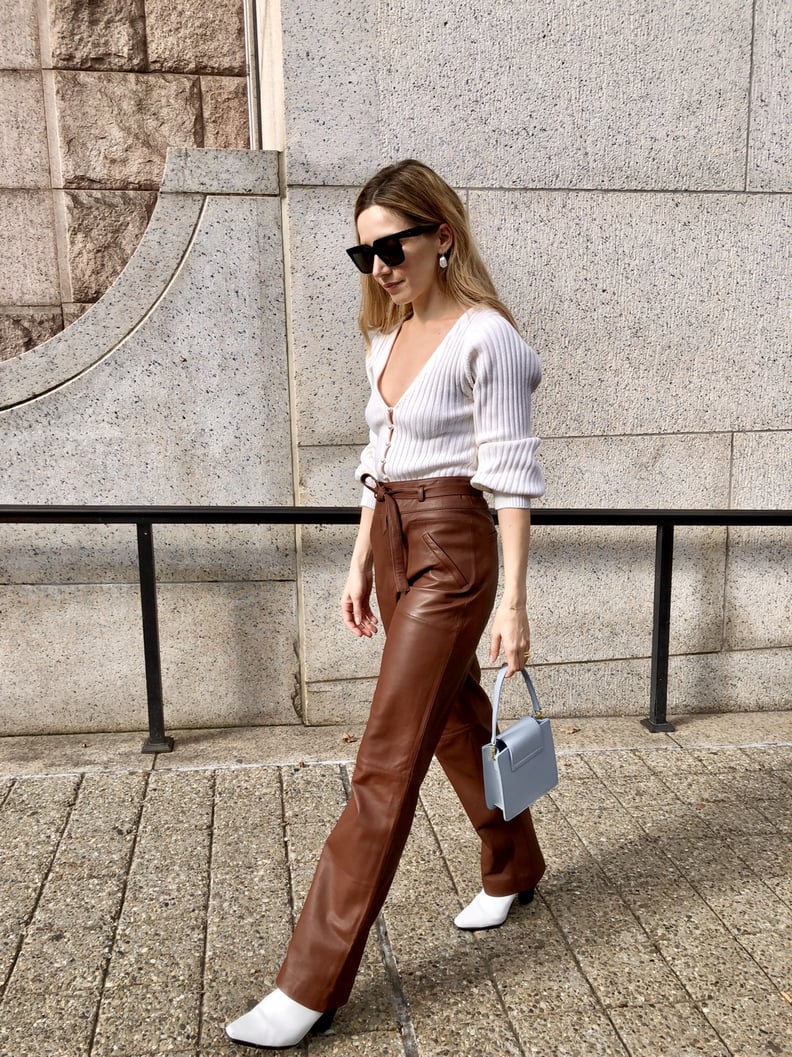 Tops To Wear With Leather Look Trousers