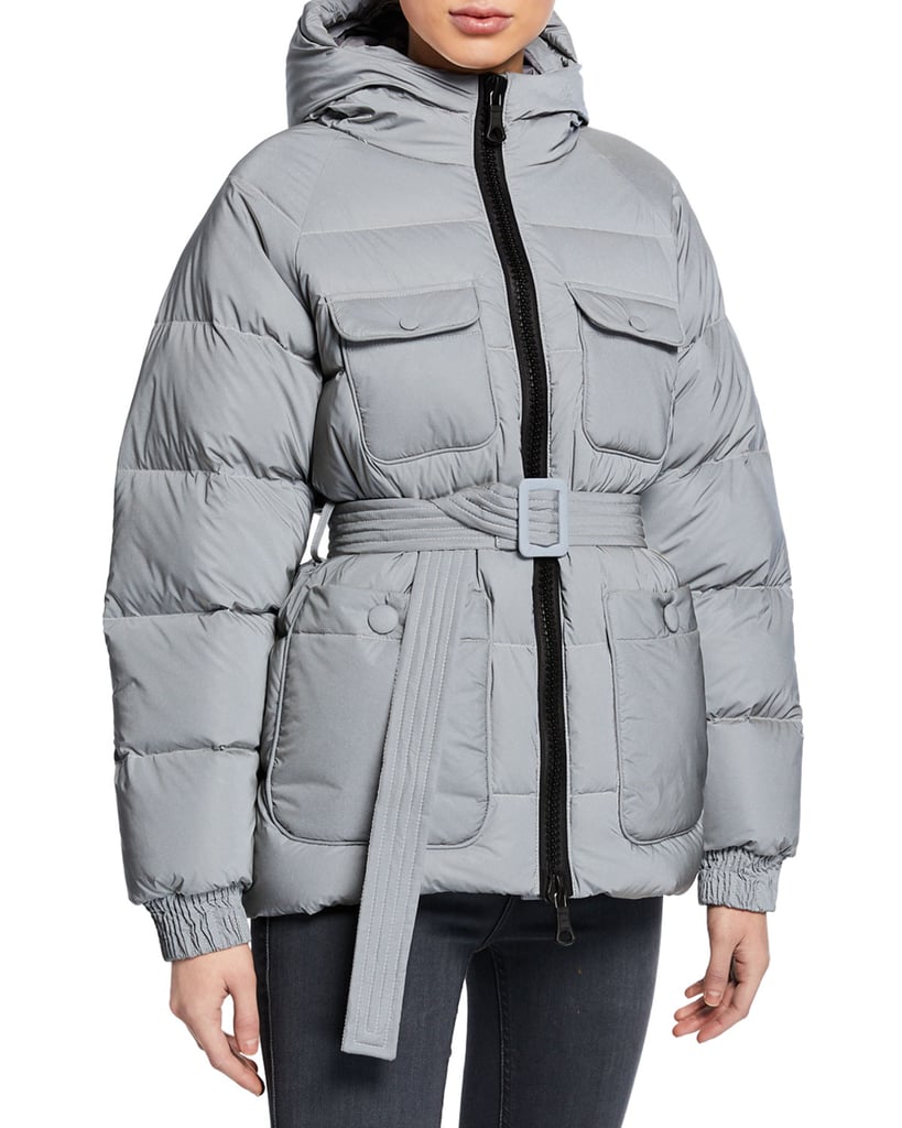 north face reflective puffer jacket