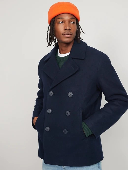 A Classic Peacoat: Old Navy Soft-Brushed Peacoat