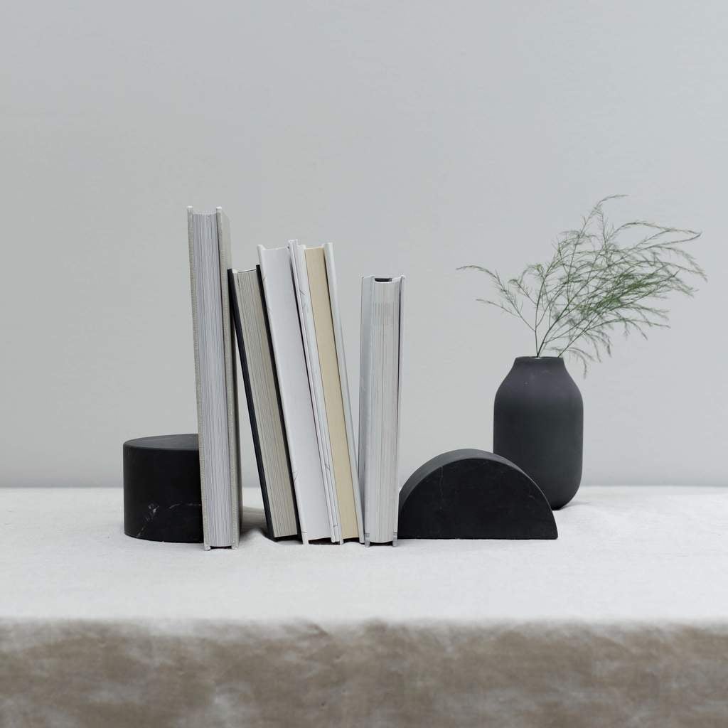 The Citizenry Handcrafted Marble Bookends