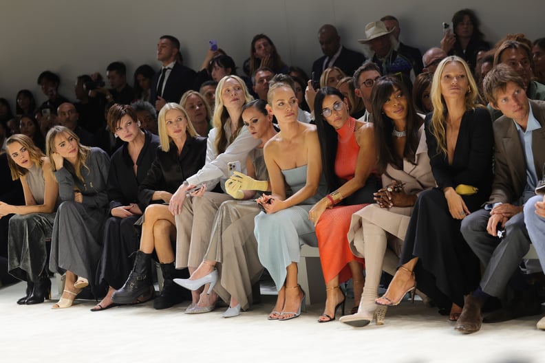 Linda Evangelista, Naomi Campbell, and Kate Moss at Milan Fashion Week