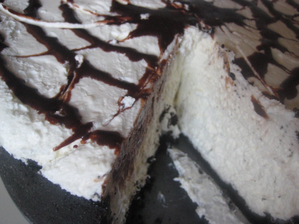 No-Bake Spiderweb Cheesecake