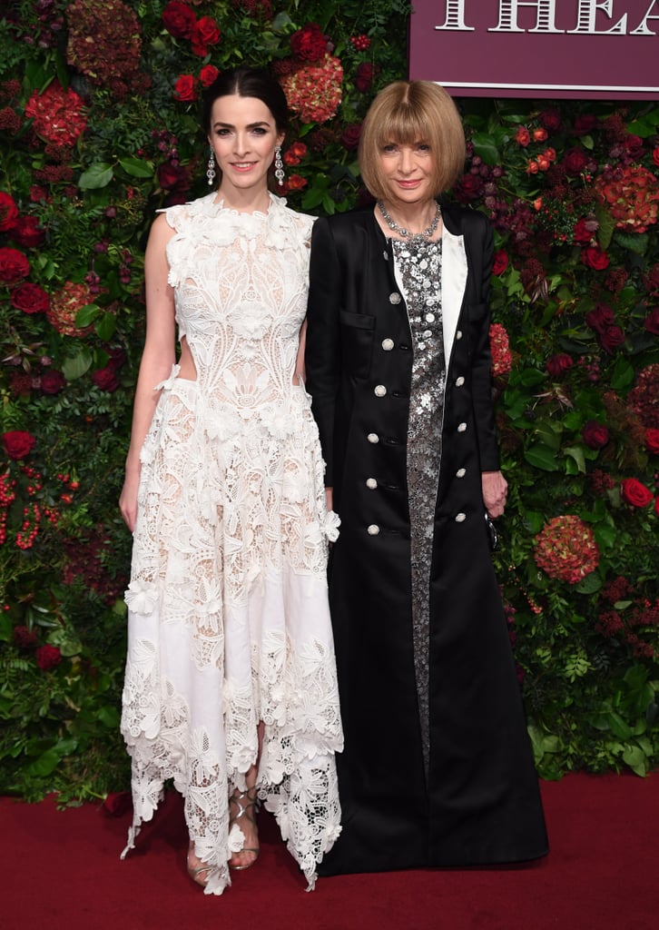 Bee Shaffer and Anna Wintour at the 65th Evening Standard Theatre Awards