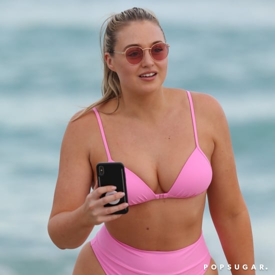 Iskra Lawrence in Pink Aerie Bikini 2018