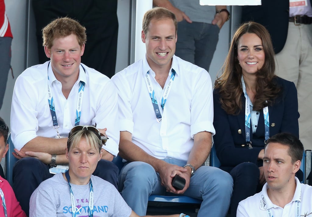 The Duke and Duchess of Cambridge at Commonwealth Games 2014