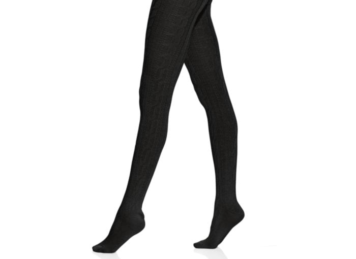 Hue Chunky Cable-Knit Tights