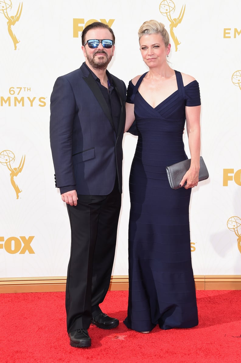 Ricky Gervais and Jane Fallon