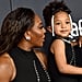 Serena Williams and Olympia Ohanian on Essence Red Carpet