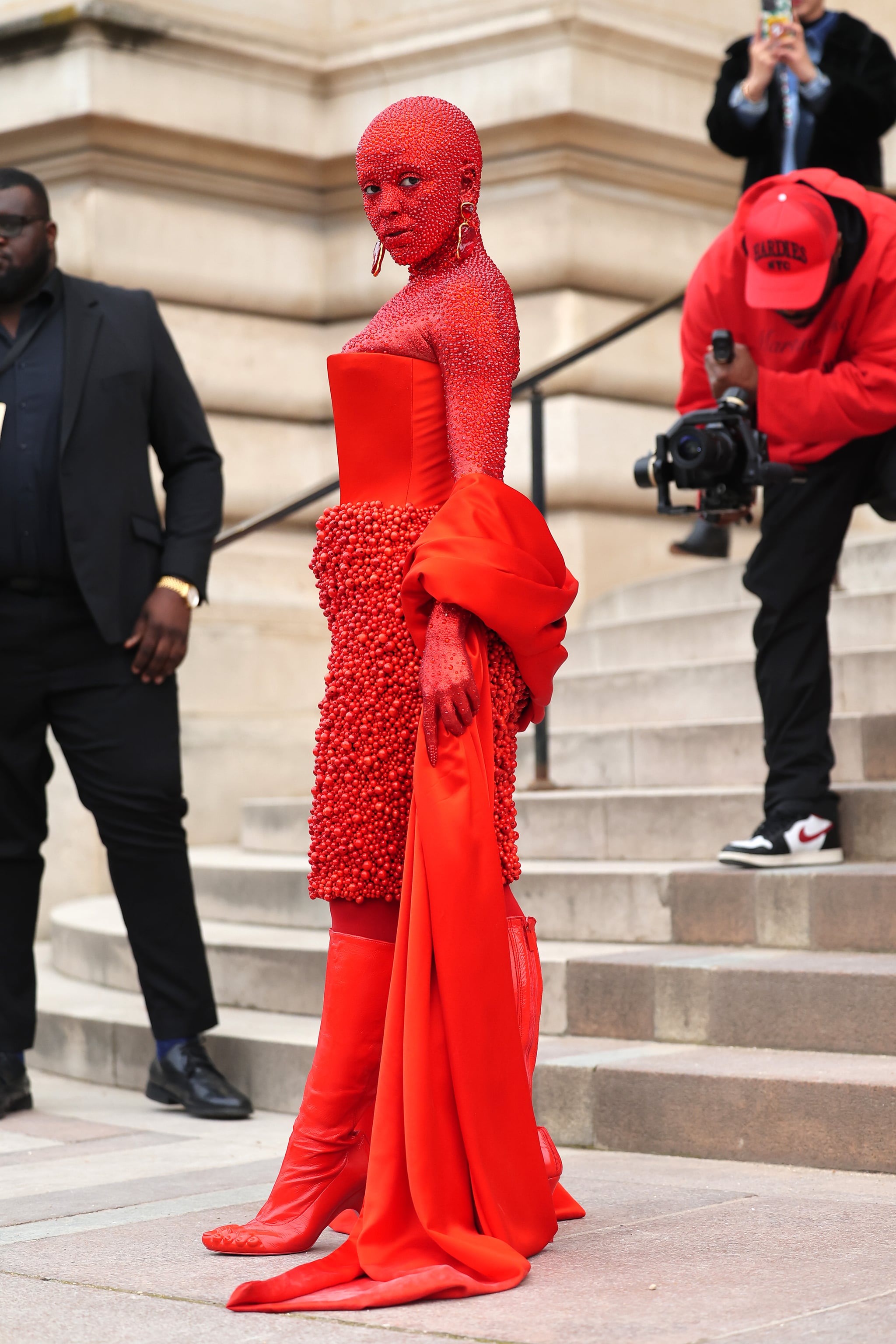Nicki Minaj's boob-baring Paris Fashion Week look was inspired by