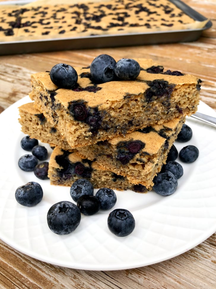 Sheet Pan Protein Pancakes Healthy Brunch Recipes POPSUGAR Fitness