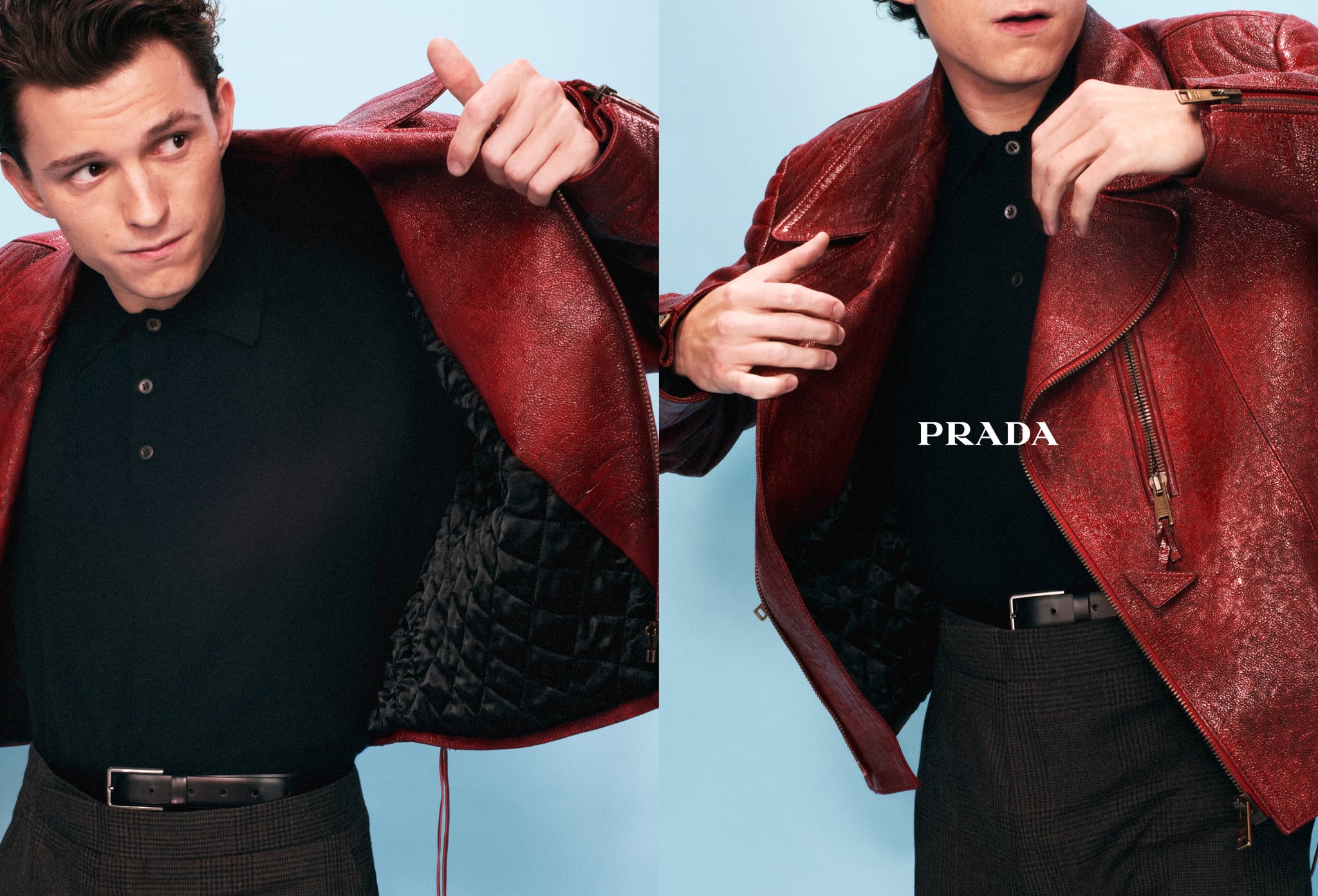Tom Holland Models For Prada's Spring/Summer 2022 Campaign | POPSUGAR  Fashion
