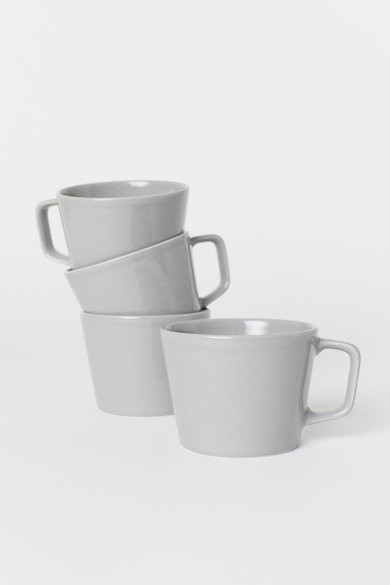H&M 4-Pack Ceramic Cups