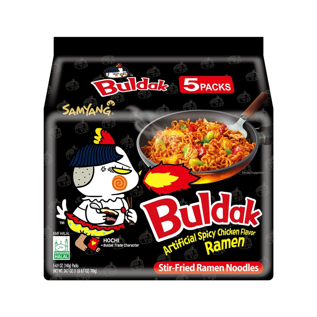 Buldak辣的鸡肉味拉面(5-Pack)