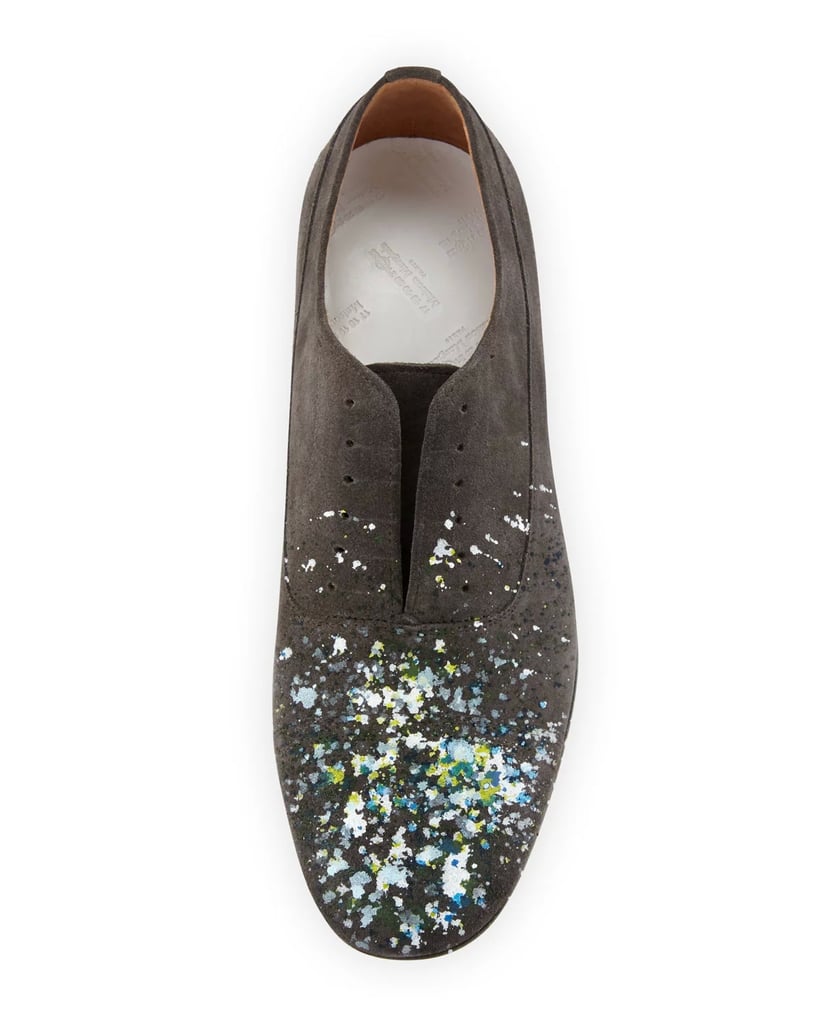 Maison Margiela Paint-Splatter Oxford Shoes | POPSUGAR Fashion