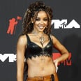 Tinashe's Sexy Blue Poster Girl Dress Cuts Out at All the Right Places