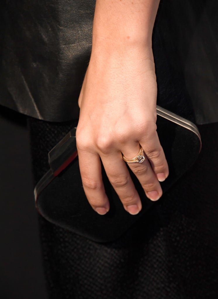 The Ring Is Even More Beautiful Close Up Margot Robbies Engagement Ring Popsugar Fashion