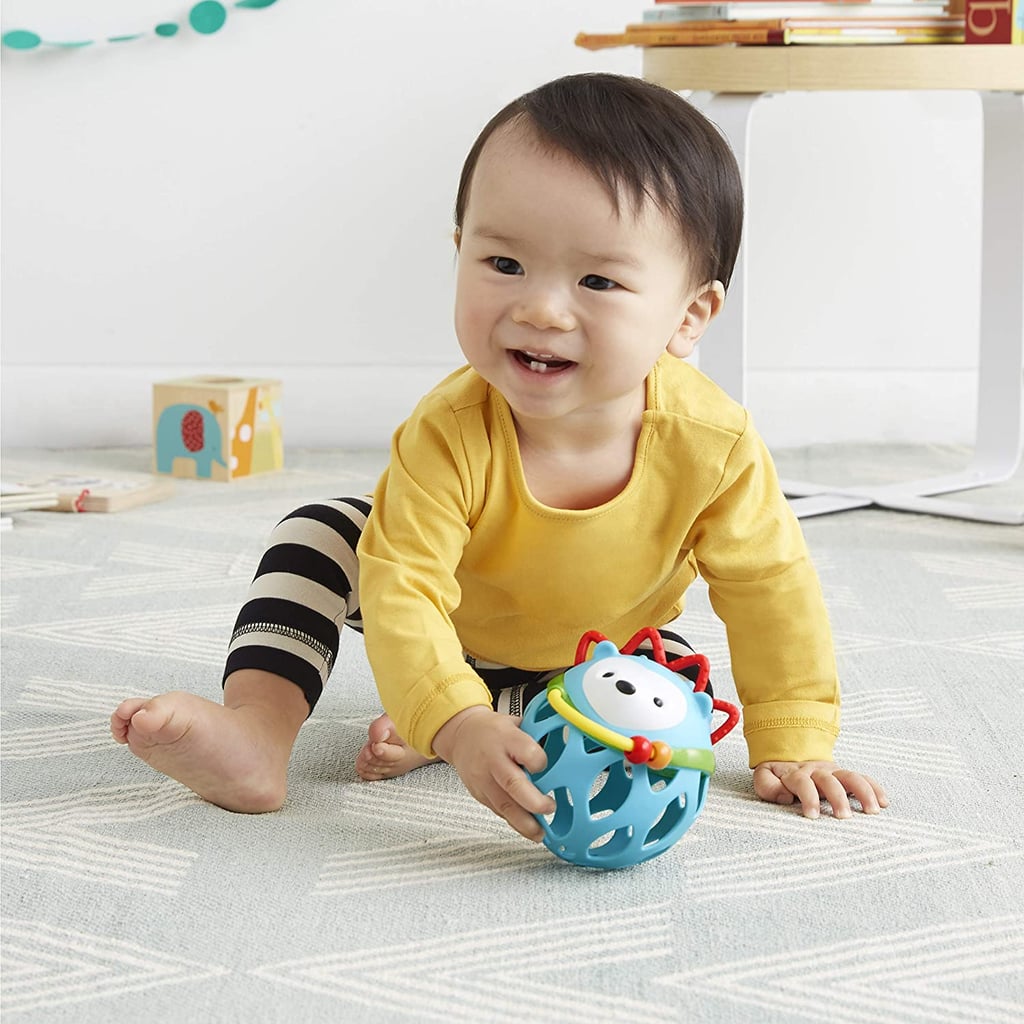 Gift Idea For the Baby Who Is Easily Entertained: Skip Hop Hedgehog Roll Around Rattle Toy