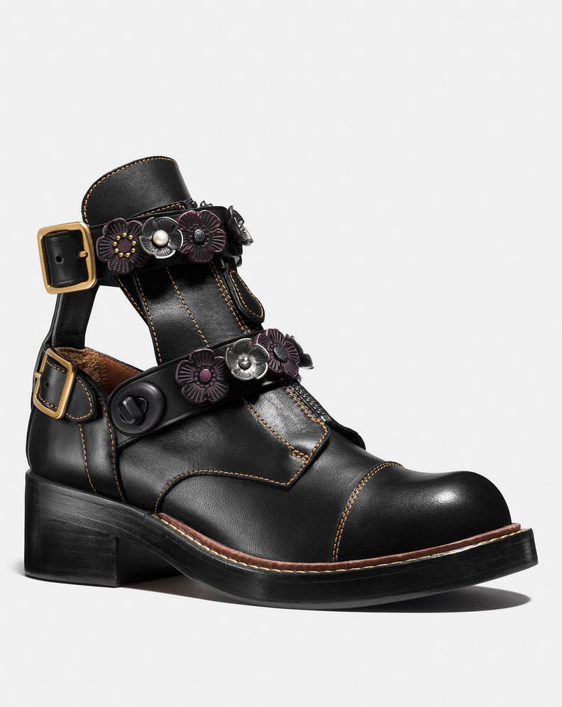 Coach Moto Cutout Bootie