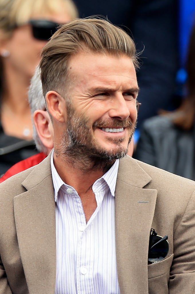 David And Romeo Beckham At Aegon Championships Tennis 2016 Popsugar Middle East Celebrity And Entertainment