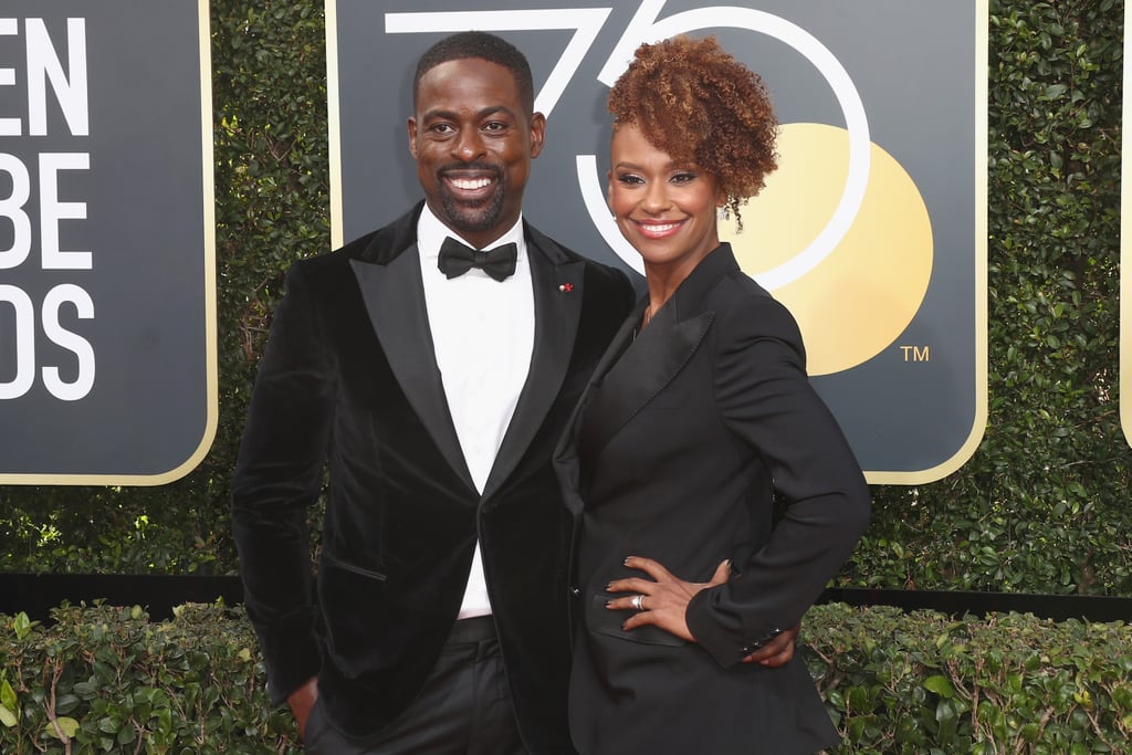 Sterling K. Brown and Ryan Michelle Bathe 2018 Golden Globes