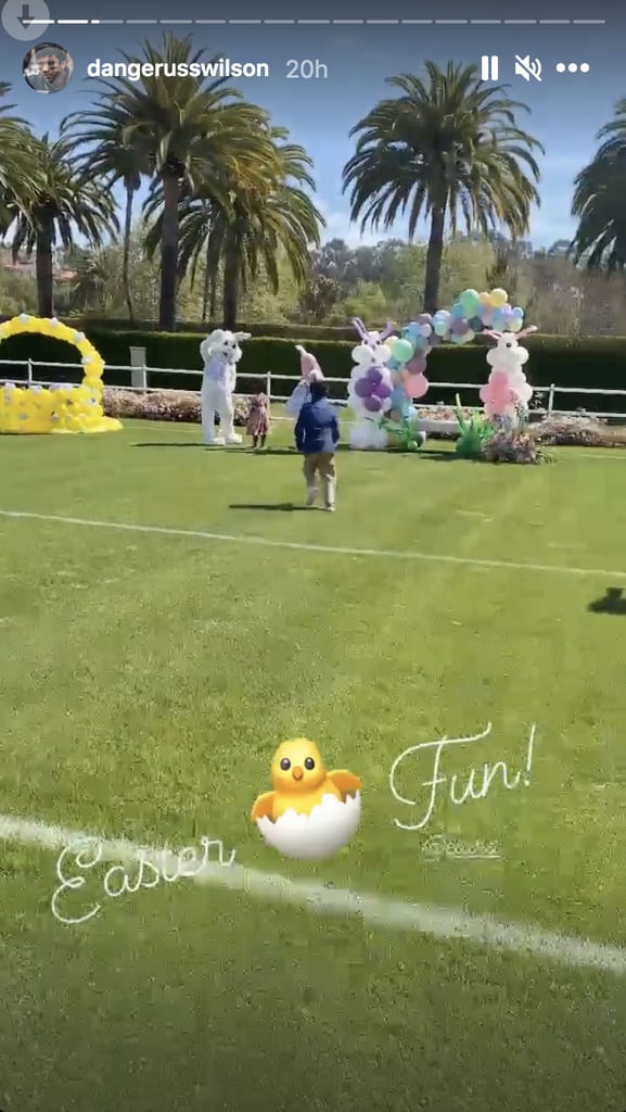 Ciara and Russell Wilson Celebrate Win's First Easter: Video