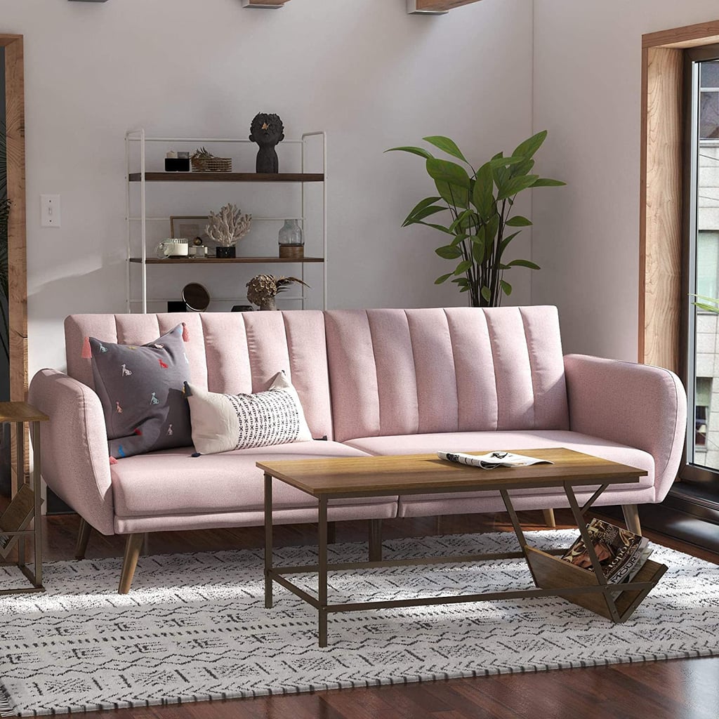 A Colourful Futon: Novogratz Brittany Linen Futon Couch