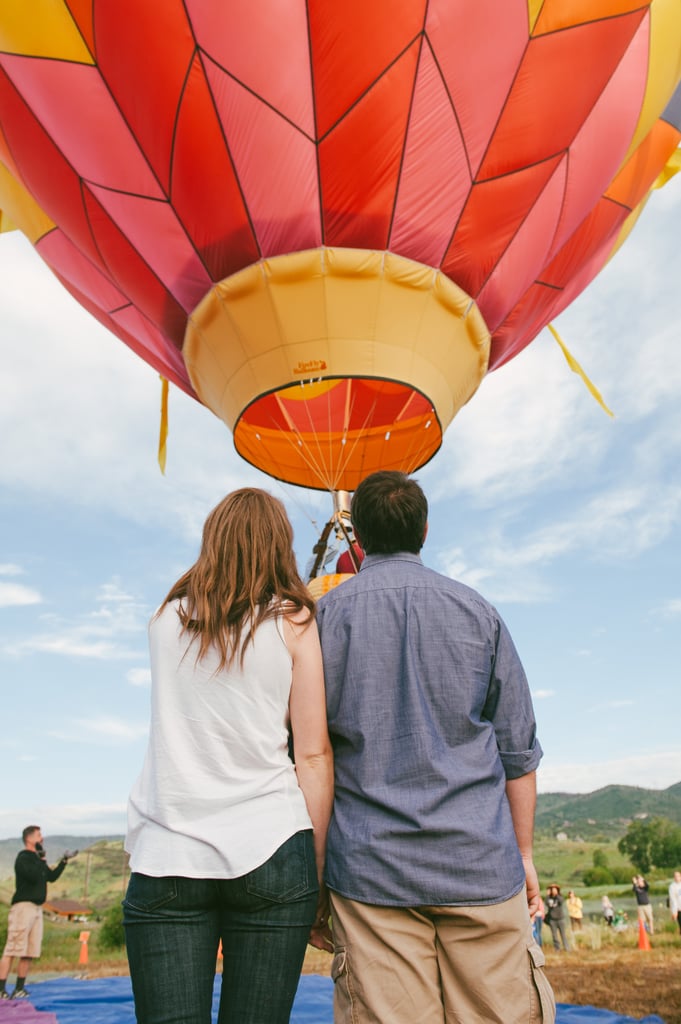 Hot Air Balloon Engagement Pictures Popsugar Love And Sex Photo 21 0250