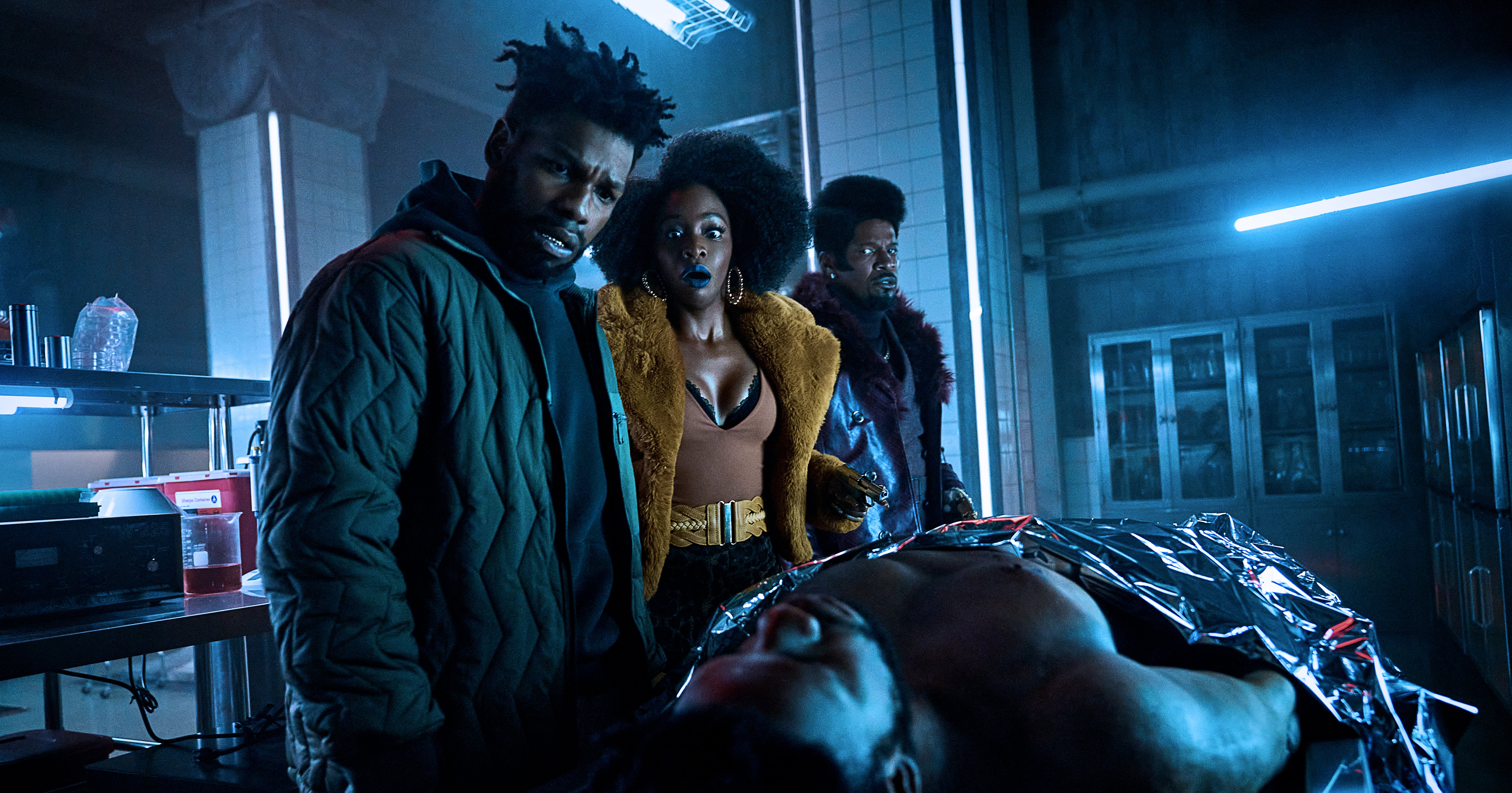 John Boyega and Jamie Foxx Helped Teyonah Parris “Take Risks” in “They Cloned Tyrone”