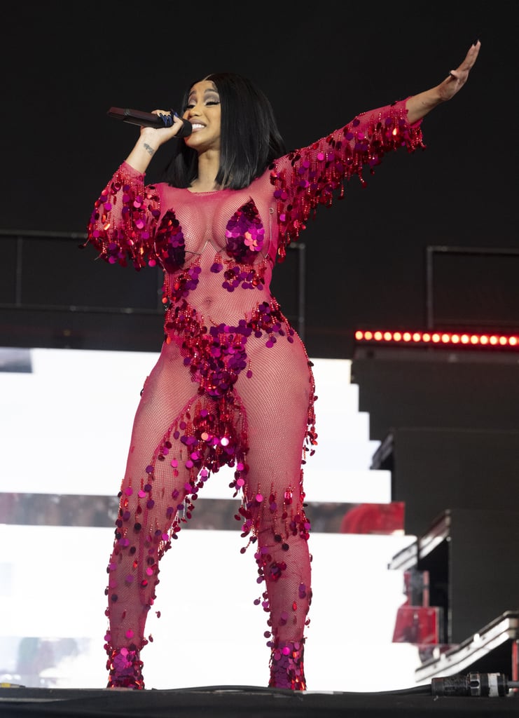 Cardi B Wearing "Viva Magenta"