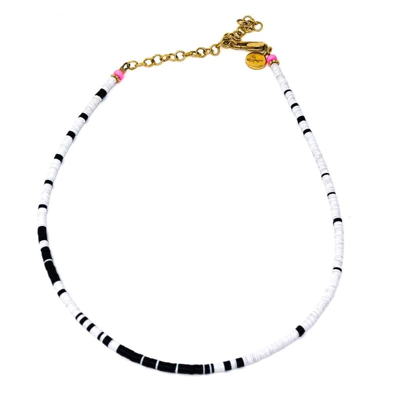 Elsie Frieda The Louise Collection Choker in Black and White