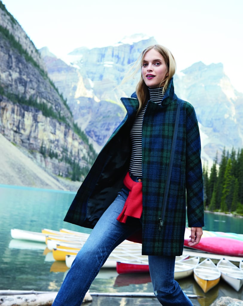 Play Up a Simple Plaid Coat By Adding a Splash of Color Around Your Waist Play Up a Simple Plaid Coat By Adding a Splash of Color Around Your Waist